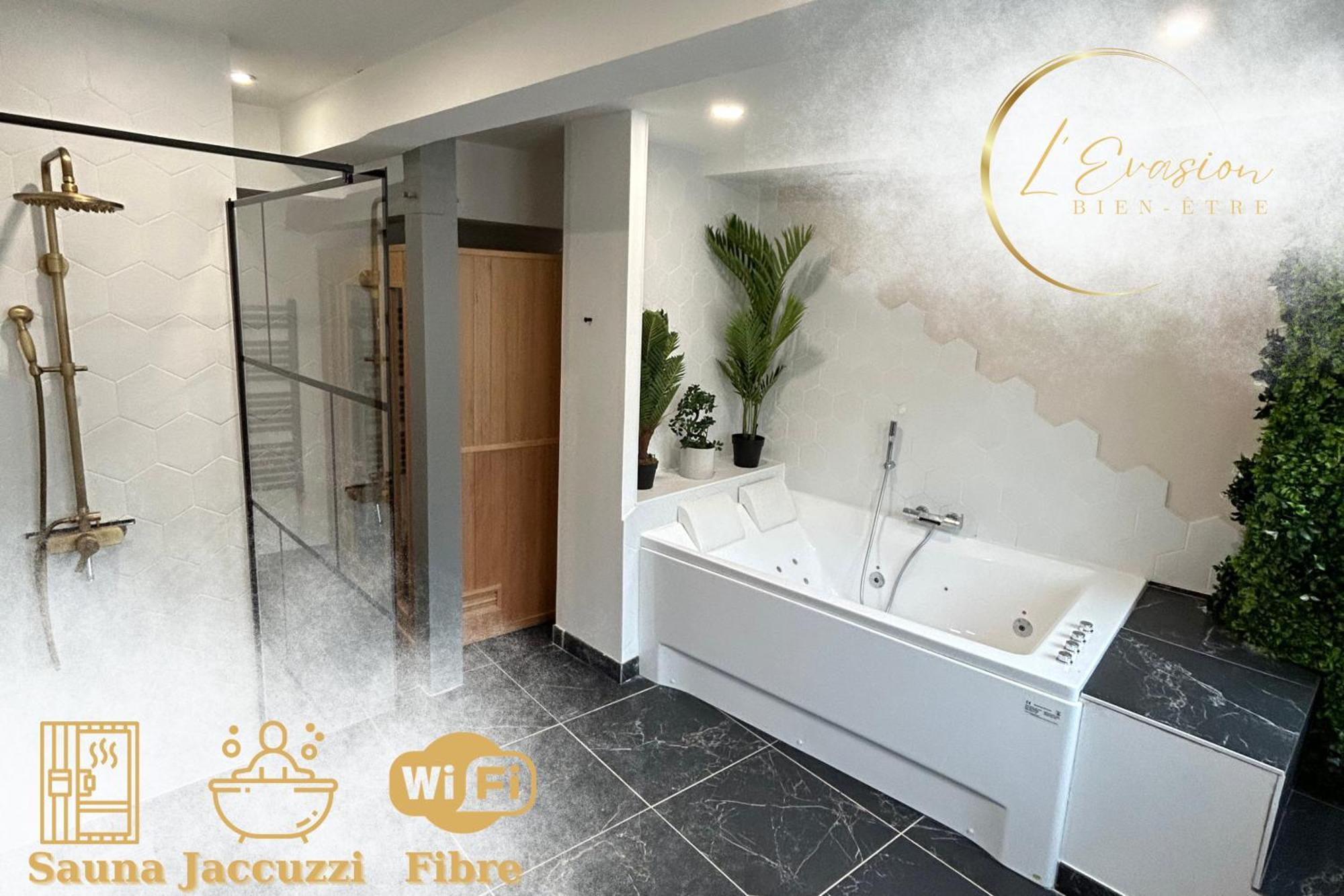 L'Evasion Amboise, Sauna Jacuzzi Zewnętrze zdjęcie